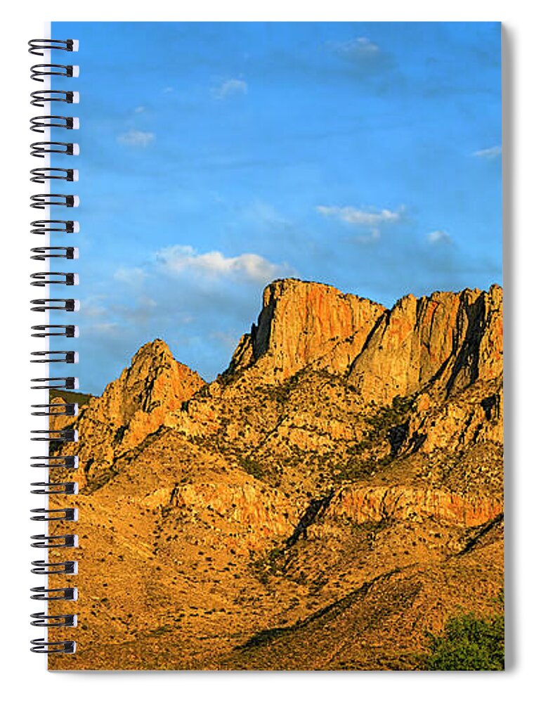 Afternoon Spiral Notebook featuring the photograph Picos Dorados 25001 by Mark Myhaver
