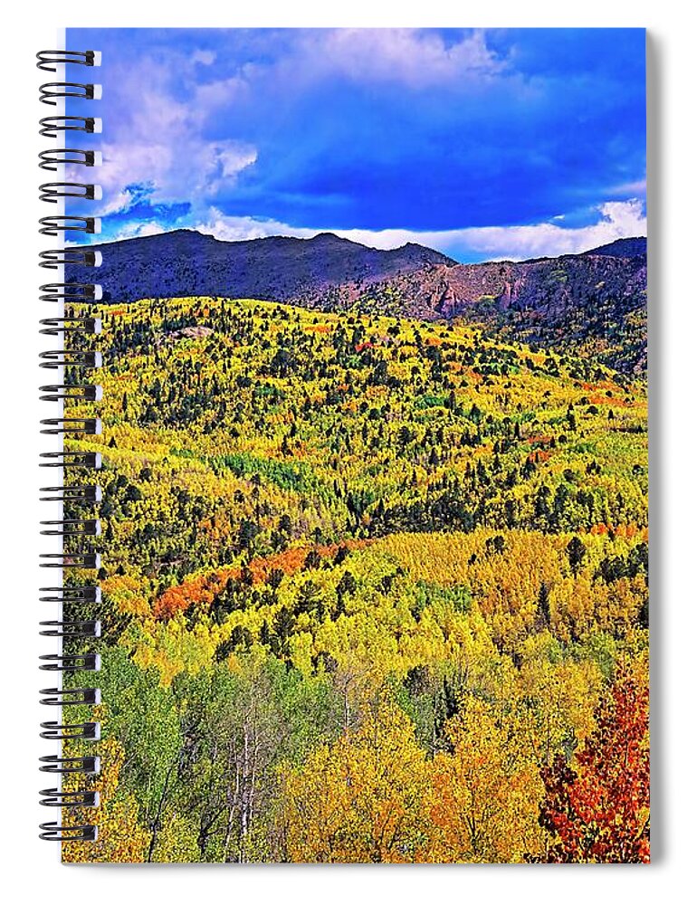 Jon Burch Spiral Notebook featuring the photograph Pikes Peak Autumn by Jon Burch Photography