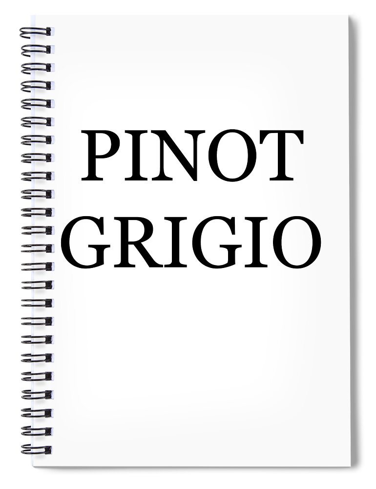 Halloween Spiral Notebook featuring the digital art Pinot Grigio Wine Costume by Flippin Sweet Gear