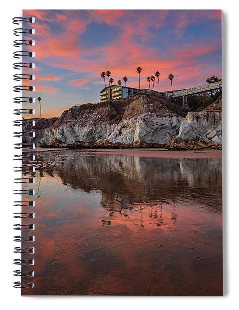 Pismo Spiral Notebook featuring the photograph Pismo Beach Sunset by Mimi Ditchie