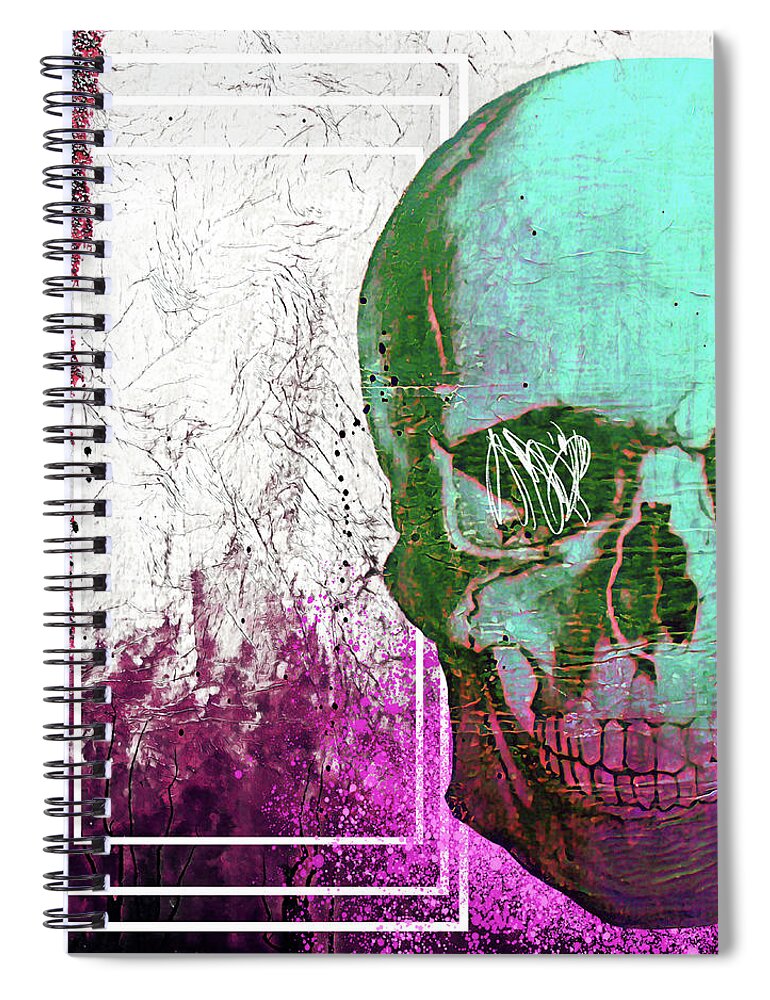 Bobby Zeik Spiral Notebook featuring the digital art Playing Pretend NFT design 13 by Bobby Zeik