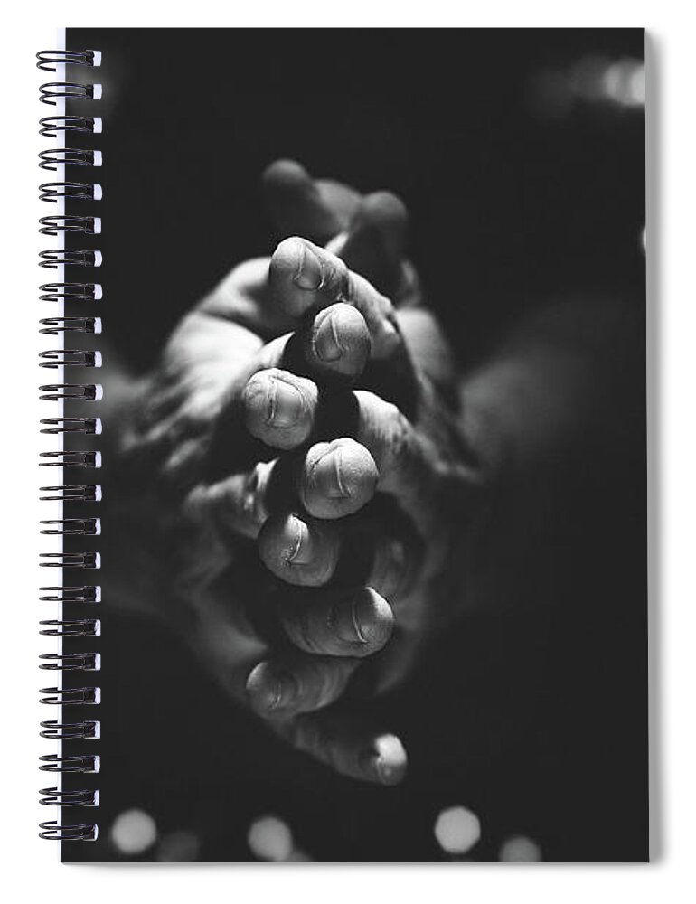 Plead Spiral Notebook featuring the photograph Pleading by Scott Norris
