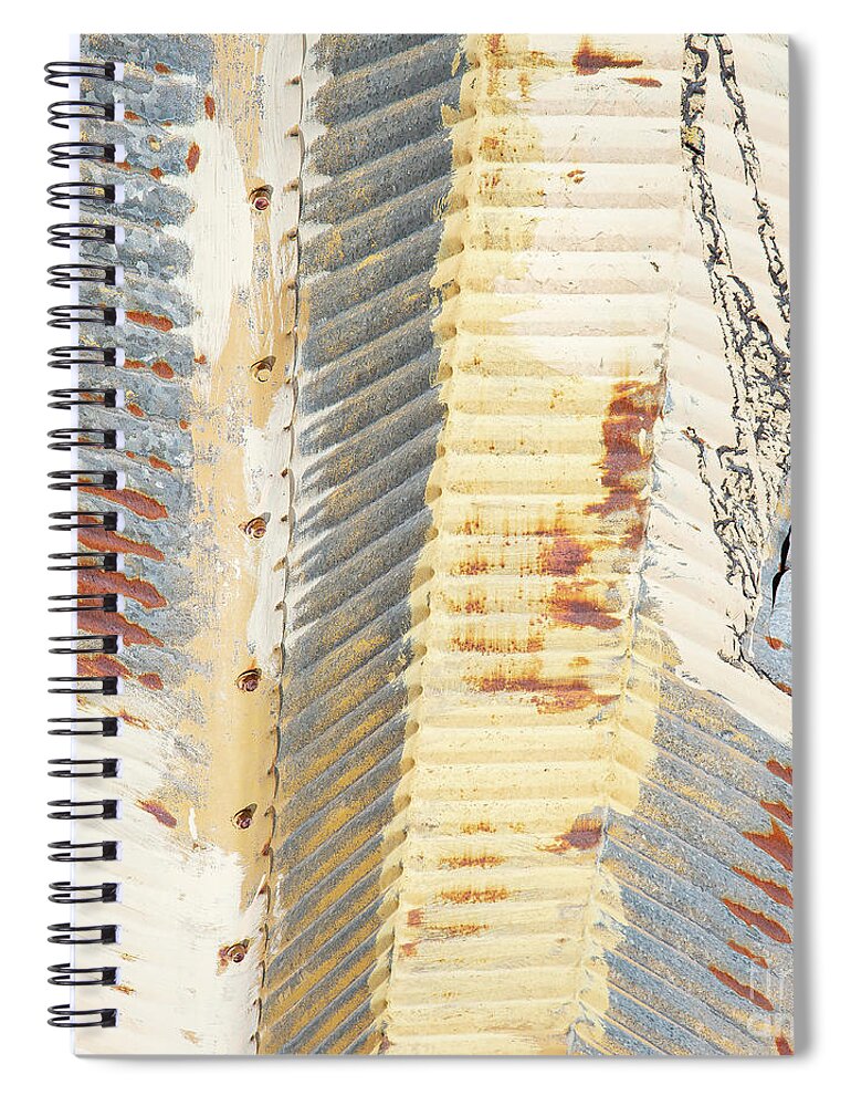 Buildings Spiral Notebook featuring the photograph Pleated Valleys by Marilyn Cornwell