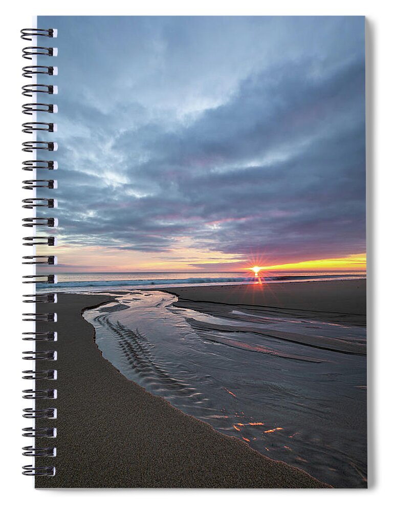 Parker River National Wildlife Refuge Spiral Notebook featuring the photograph Plum Island Sunrise by Colin Chase