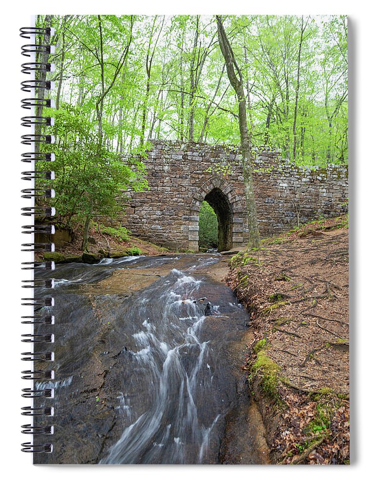 Bridge Spiral Notebook featuring the photograph Poinsett Bridge 4 by Cindy Robinson