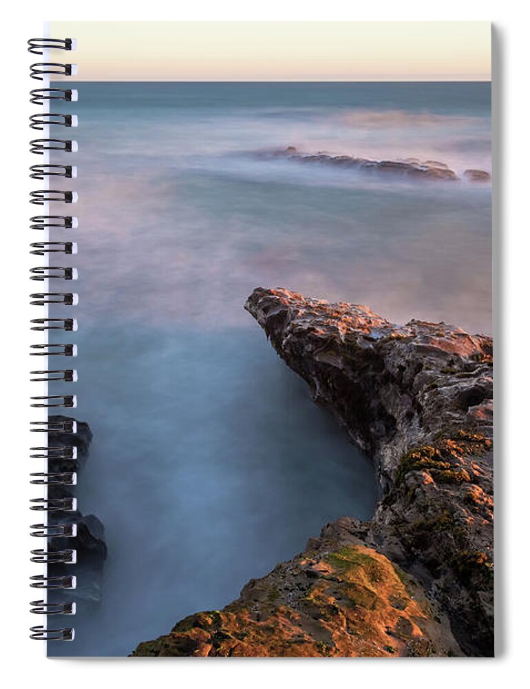 Landscape Spiral Notebook featuring the photograph Pointed Rock by Jonathan Nguyen