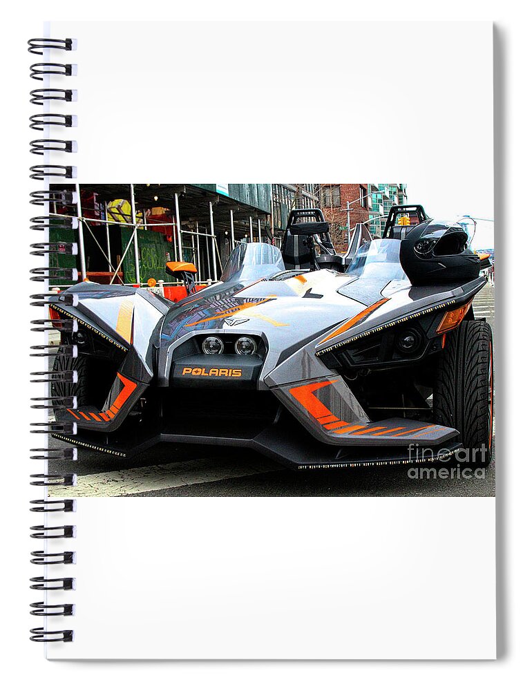 Polaris Spiral Notebook featuring the photograph Polaris Slingshot - Study II by Doc Braham