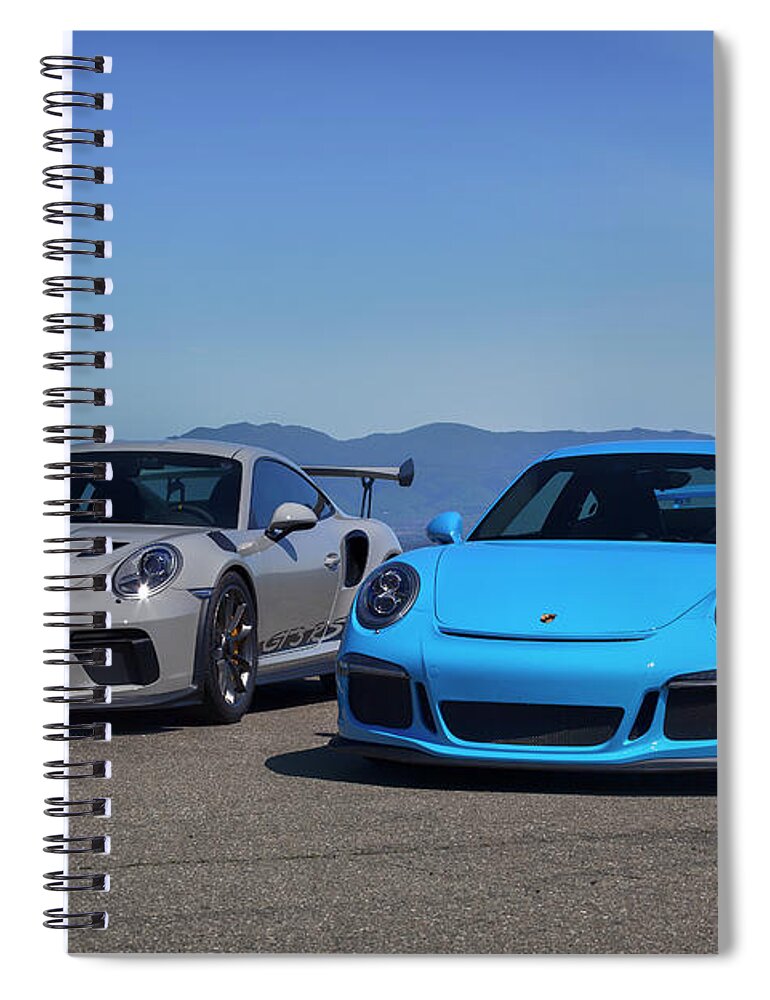 Cars Spiral Notebook featuring the photograph #Porsche #GTCars #Print by ItzKirb Photography