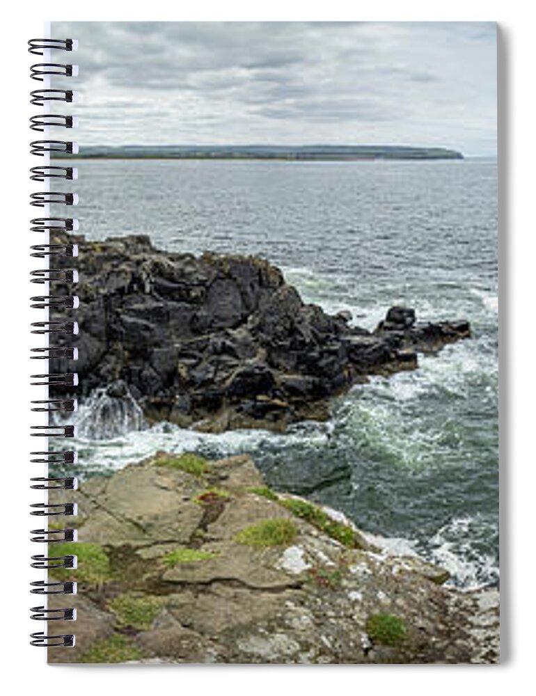Portstewart Spiral Notebook featuring the photograph Portstewart Harbour 1 by Nigel R Bell