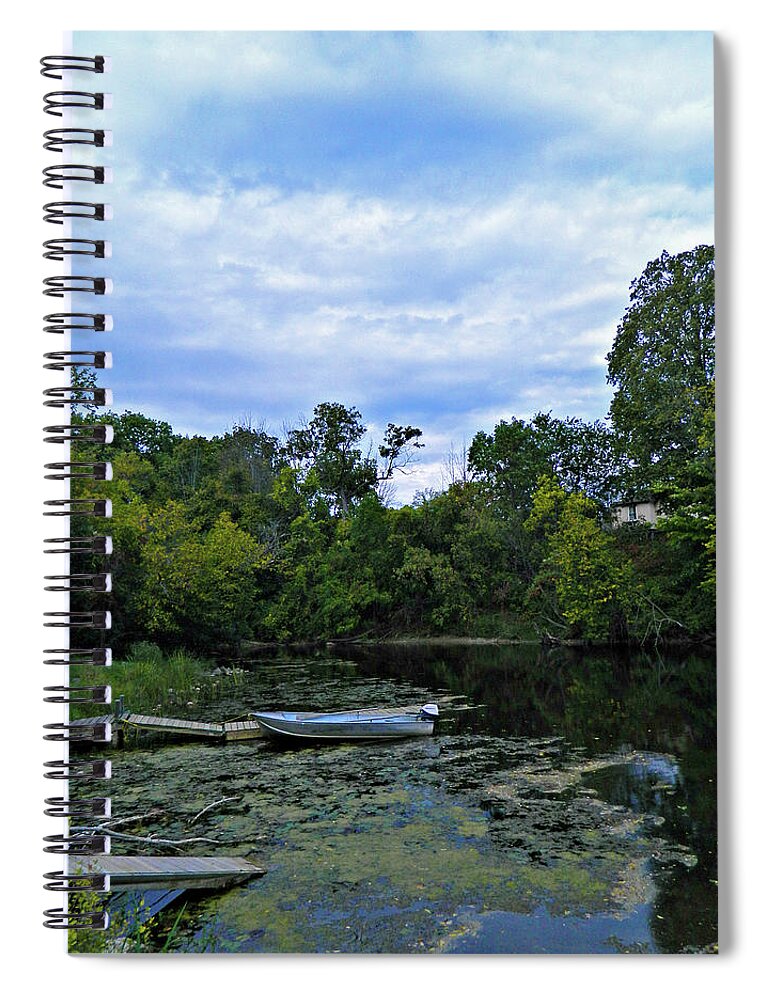 Pour Some Nature On Me Spiral Notebook featuring the photograph Pour Some Nature On Me by Cyryn Fyrcyd