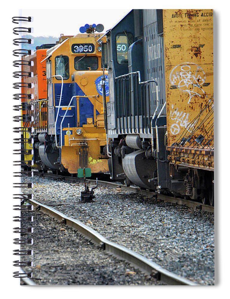 Power Spiral Notebook featuring the photograph Power sits in Palmer by Mike Martin