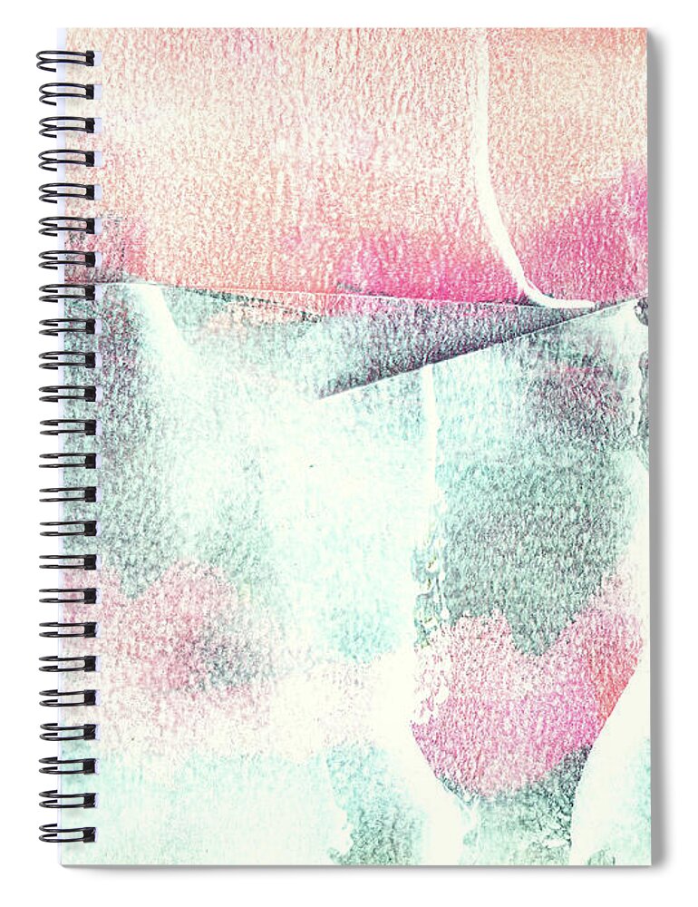 Southwest Spiral Notebook featuring the painting Prairie by Cynthia Fletcher