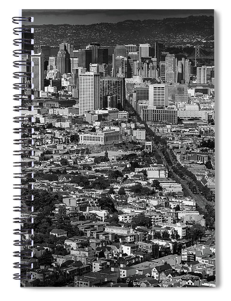 Pride Of San Francisco Spiral Notebook featuring the photograph Pride Of San Francisco by Doug Sturgess