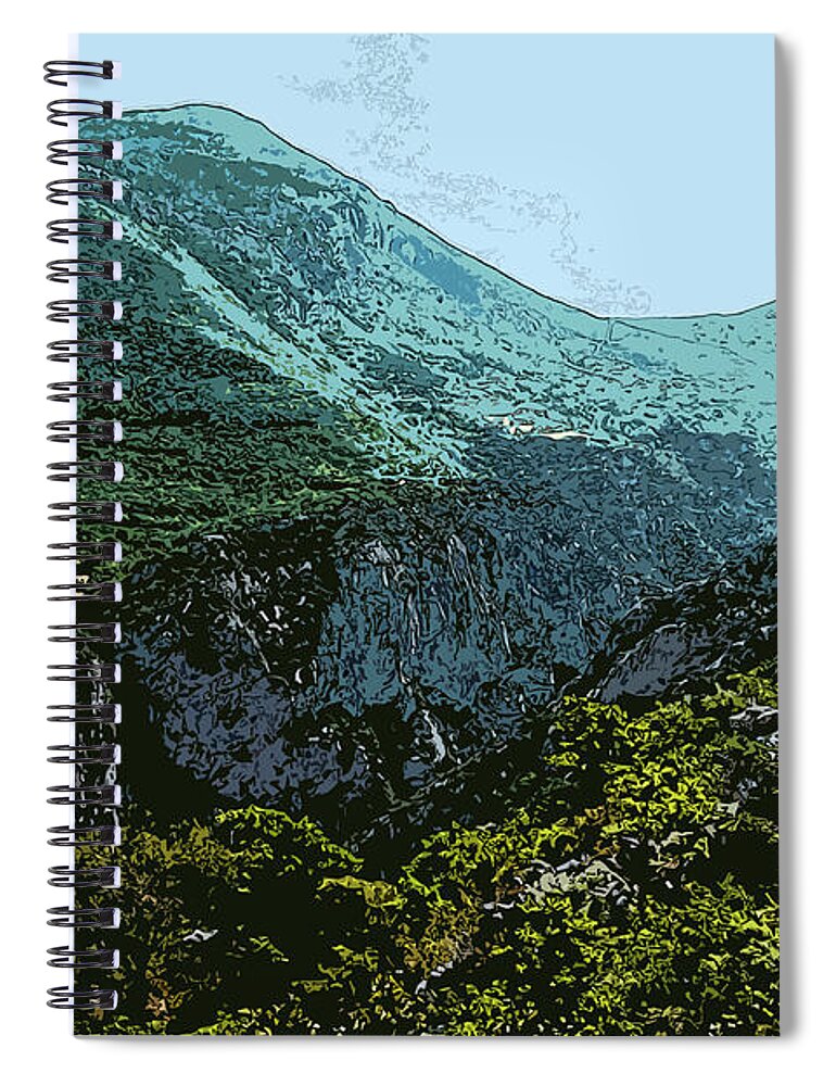 Les Gorge Du Verdon Spiral Notebook featuring the photograph Provence Alpes 4 by Bob Phillips
