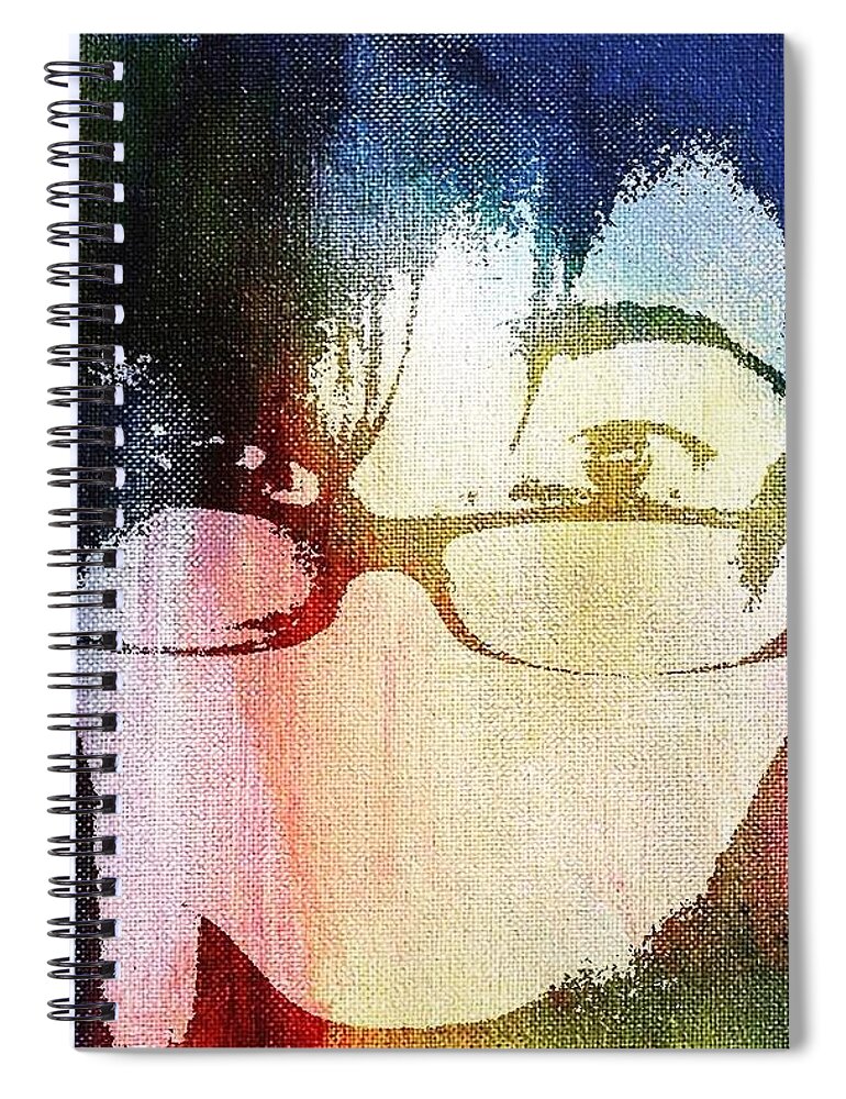  Spiral Notebook featuring the photograph Psychedelic by Michelle Hoffmann