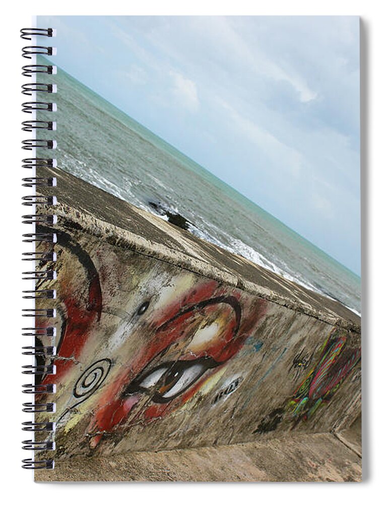 Costa Rica Spiral Notebook featuring the photograph Pura Vida by Wilko van de Kamp Fine Photo Art