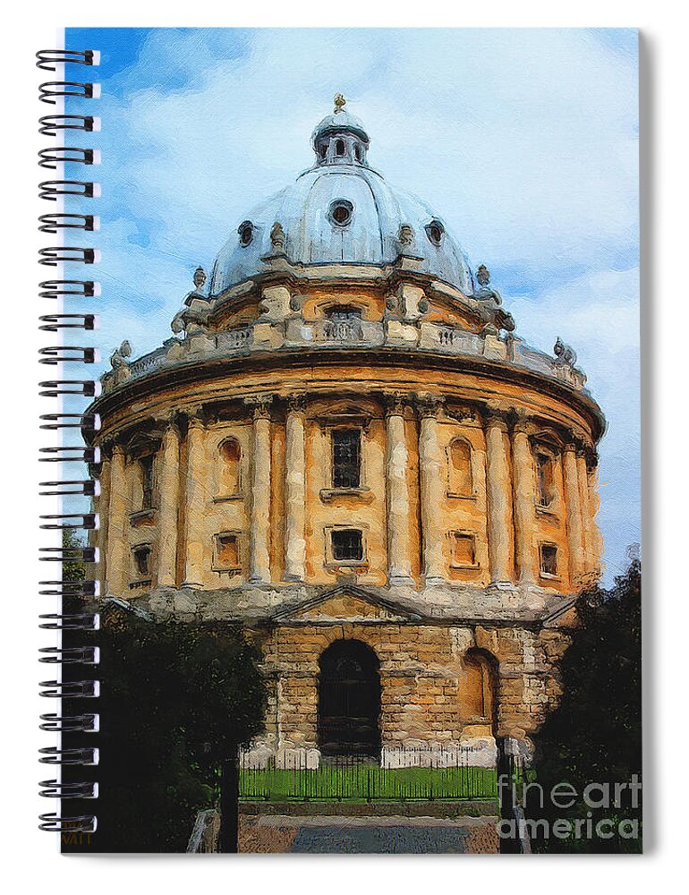 Radcliff Camera Spiral Notebook featuring the photograph Radcliff Camera Oxford by Brian Watt