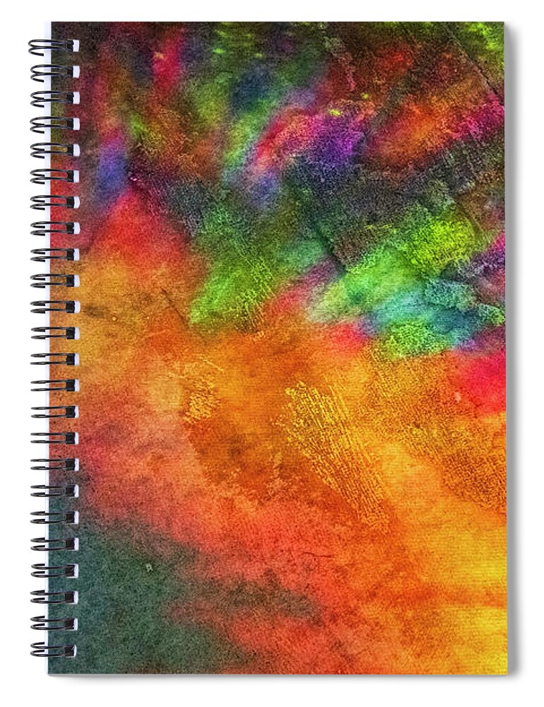 Greensboro Science Center Spiral Notebook featuring the photograph Rainbow Light by Melissa Southern