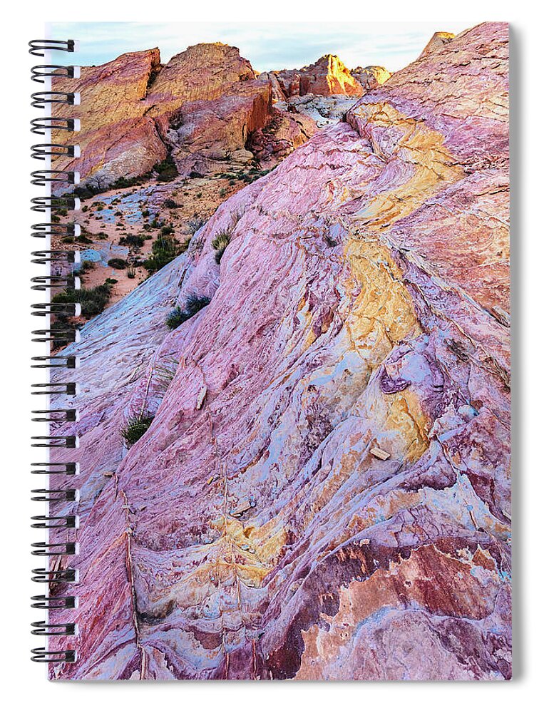 Scenic Spiral Notebook featuring the photograph Rainbow Road by D Robert Franz