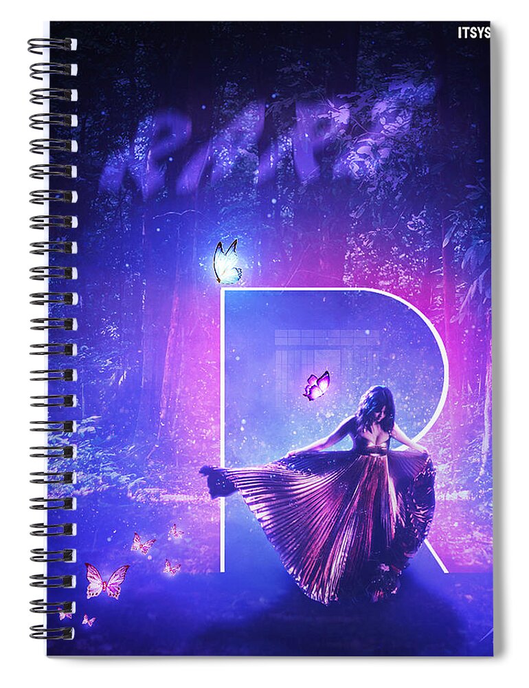Rare - Poster Spiral Notebook by - Pixels