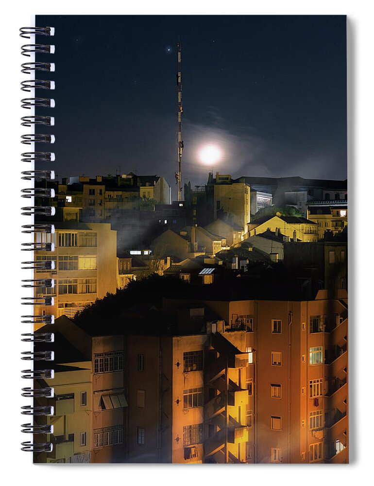 Climbing Animals Spiral Notebook featuring the photograph Reach for the stars by Micah Offman