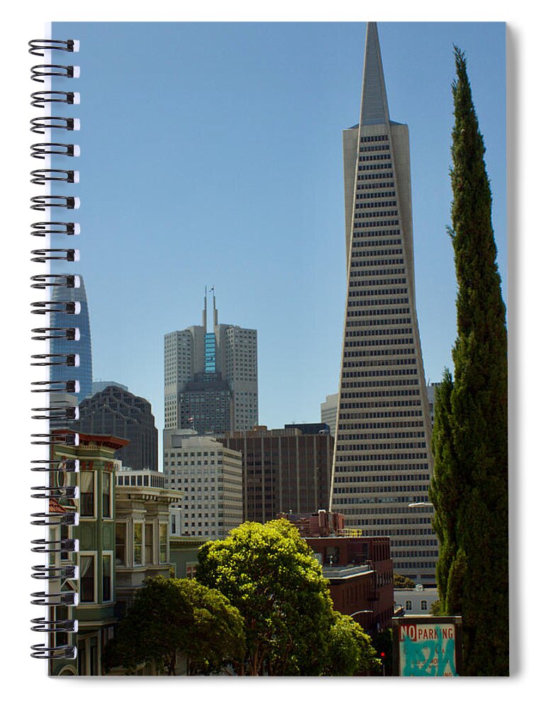 San Francisco Spiral Notebook featuring the photograph Reaching For The Sky by Dan Twomey