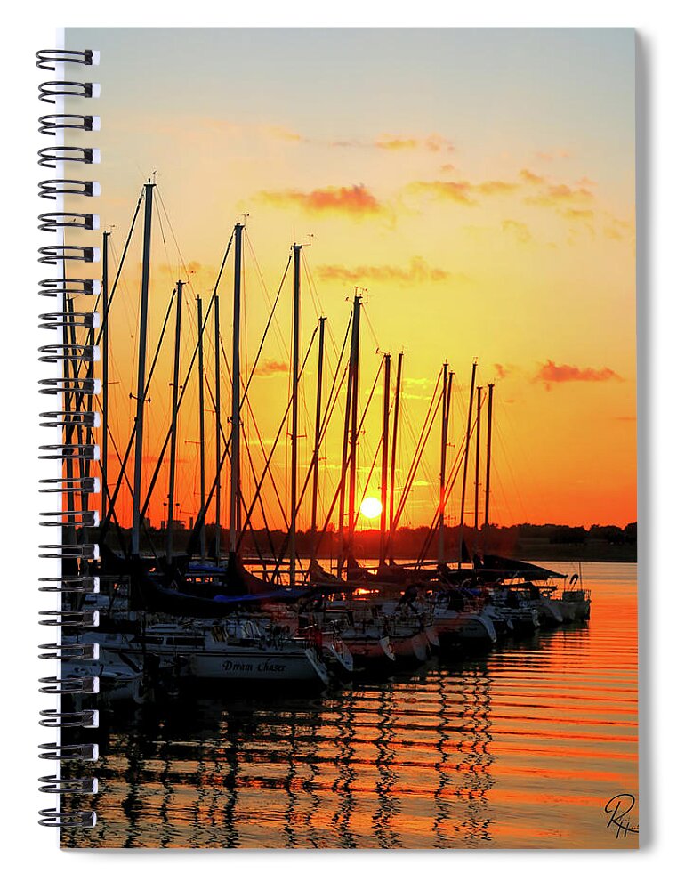 Fine Art Spiral Notebook featuring the photograph Redbud Bay Marina by Robert Harris