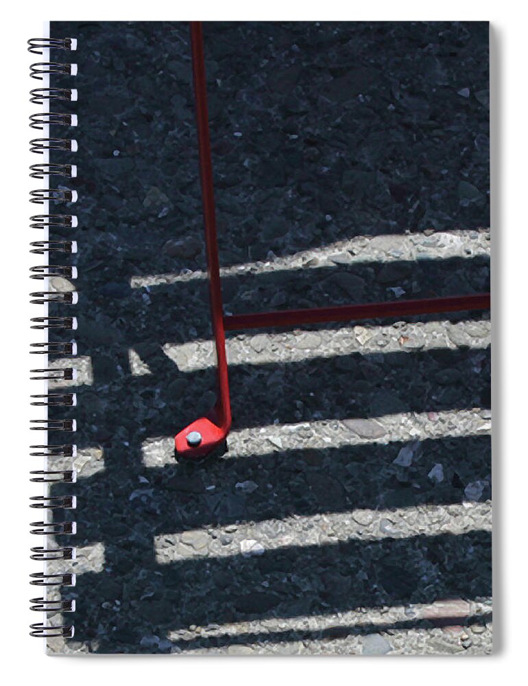 Photograph Spiral Notebook featuring the photograph Red Finding by Richard Wetterauer