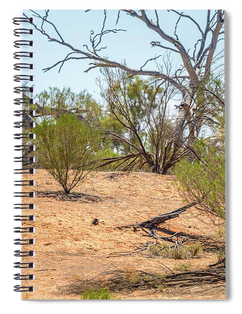 Nature Spiral Notebook featuring the photograph Red Landscape 1 by Werner Padarin