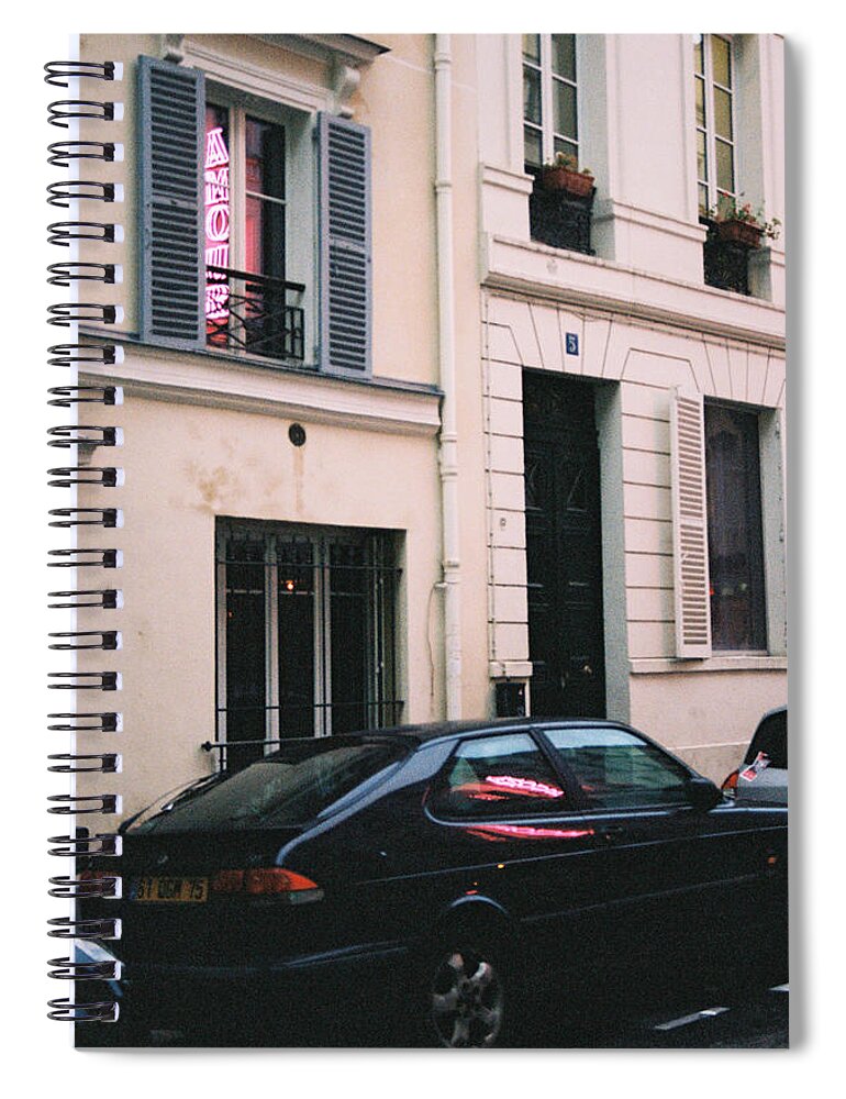 Love Spiral Notebook featuring the photograph Reflection of love by Barthelemy De Mazenod