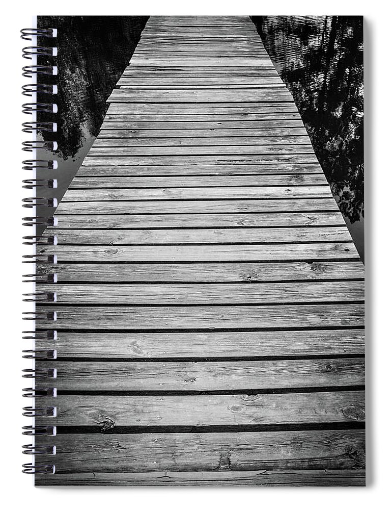 Trail Spiral Notebook featuring the photograph Reflective Walk #8 by Jennifer Wright
