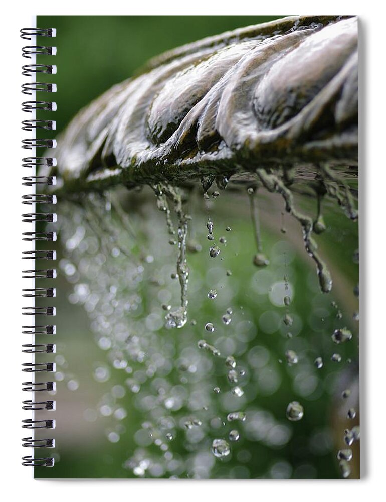 Regents Park Spiral Notebook featuring the photograph Regents Park fountain by Raymond Hill