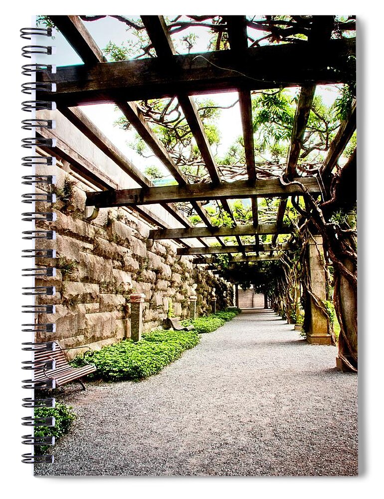 Path Spiral Notebook featuring the photograph Rest Then Walk On by Allen Nice-Webb