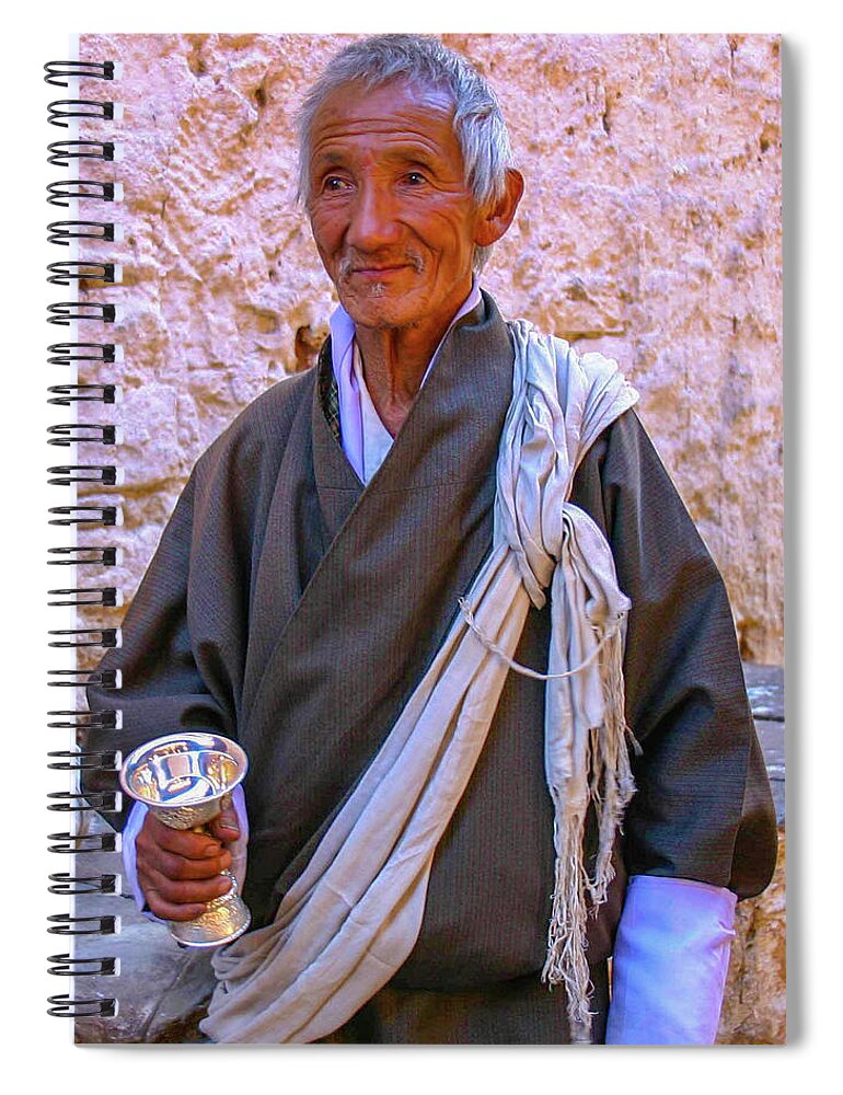 Elderly Spiral Notebook featuring the photograph Reverance by Leslie Struxness