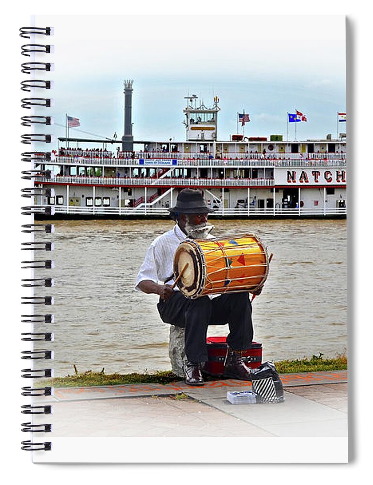 Mississippi River Spiral Notebook featuring the photograph Rhythm On The River by Ron Long