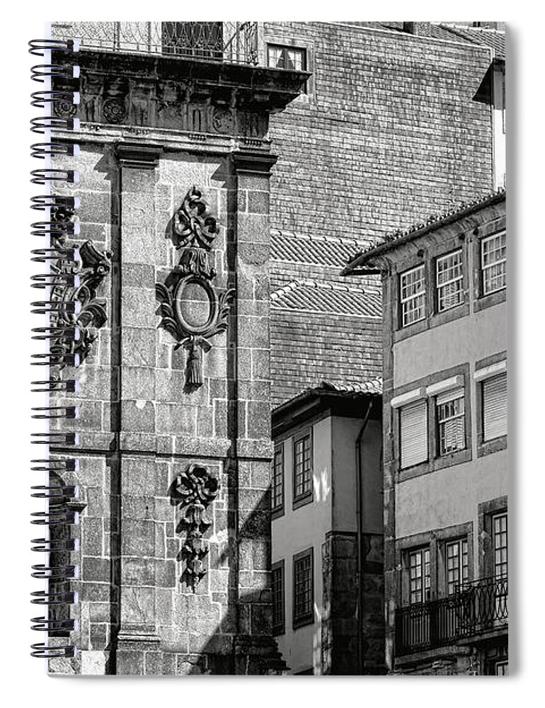 Porto Spiral Notebook featuring the photograph Ribeira Square by Olivier Le Queinec