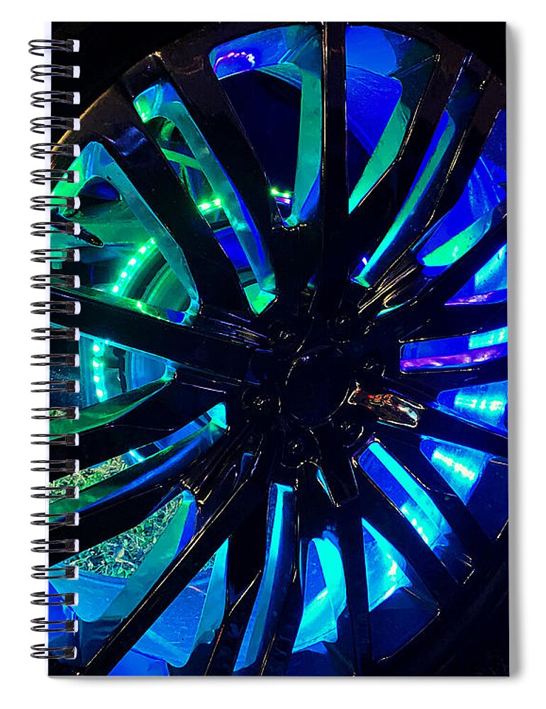 Car Spiral Notebook featuring the photograph Rim 1 by Lee Darnell