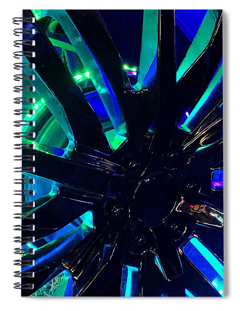 Car Spiral Notebook featuring the photograph Rim 2 by Lee Darnell