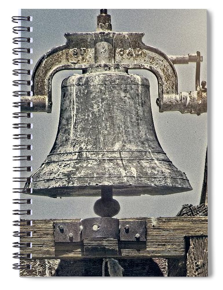 Abandoned Spiral Notebook featuring the photograph Ring The Bell by David Desautel