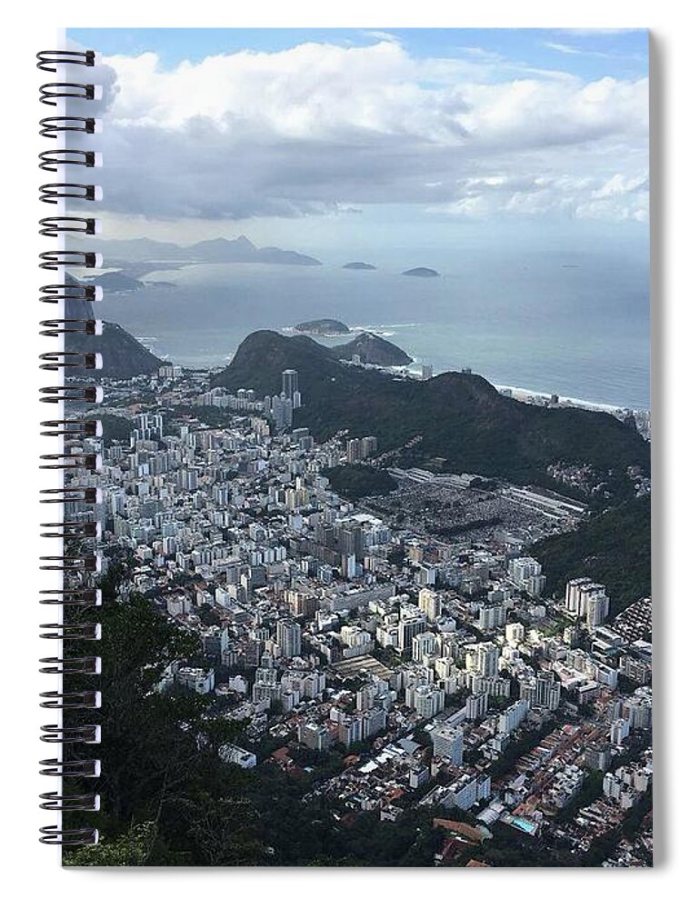 Brazil Spiral Notebook featuring the photograph Rio de Janeiro by Bettina X