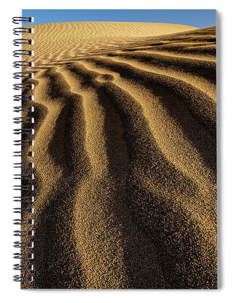 Ripples Spiral Notebook featuring the photograph Ripples by David Downs