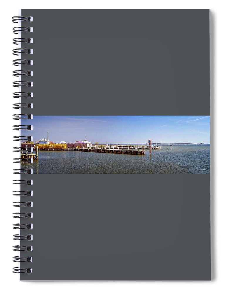 2d Spiral Notebook featuring the photograph Rippon's Brothers Pano by Brian Wallace