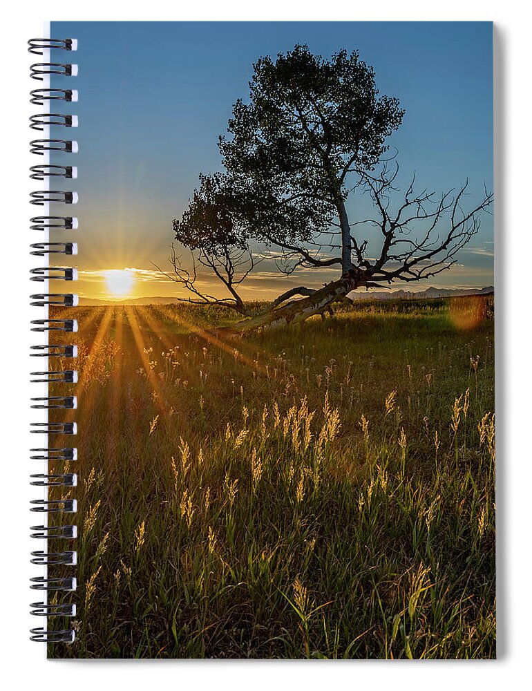 Mountains Spiral Notebook featuring the photograph Rise Up by Angela Moyer