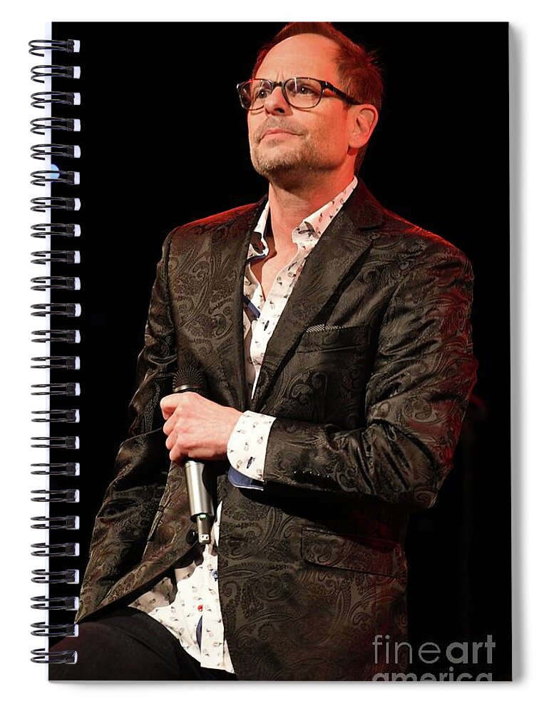 Singer Spiral Notebook featuring the photograph Robin Wilson - Smithereens - Color Photograph by Concert Photos