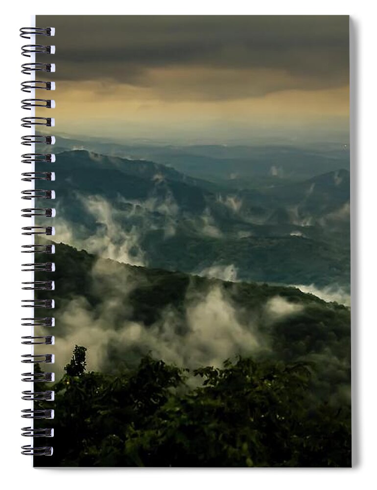 Rock Castle Gorge Spiral Notebook featuring the photograph Rock Castle Gorge by Deb Beausoleil