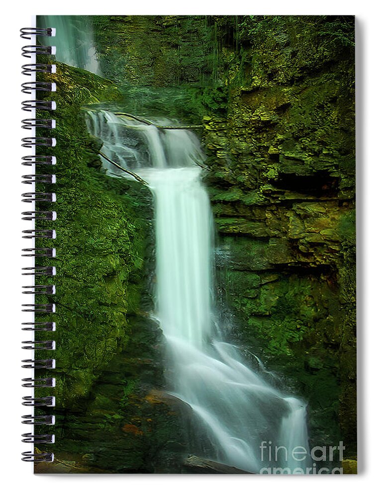 Rock Creek Falls Spiral Notebook featuring the photograph Rock Creek Falls    by Shelia Hunt