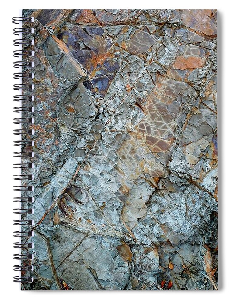 Rocks Spiral Notebook featuring the photograph Rocks 7 by Alan Norsworthy