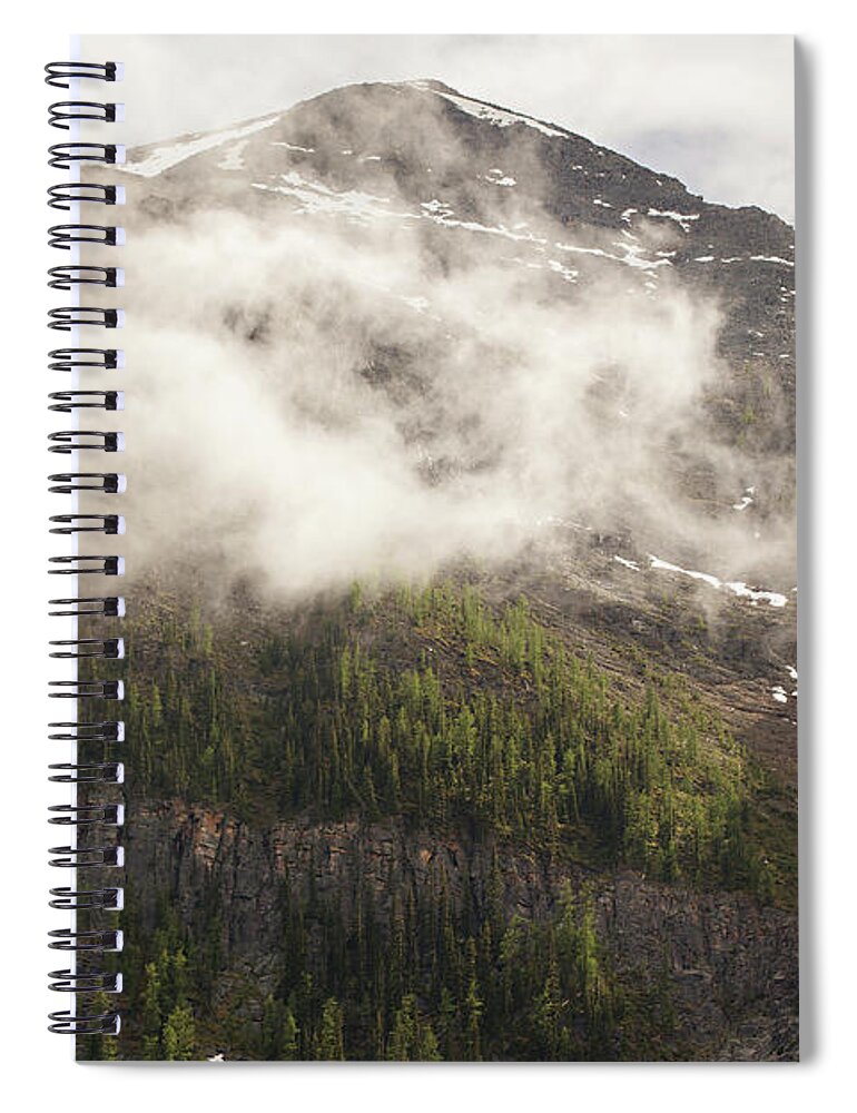 Mist Spiral Notebook featuring the photograph Rocky Mountain Mist by Carolyn Ann Ryan