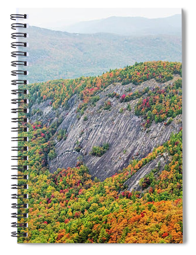 Rocky Mountain Spiral Notebook featuring the photograph Rocky Mountain on Chattooga Ridge in Nantahala National Forest n by David Oppenheimer