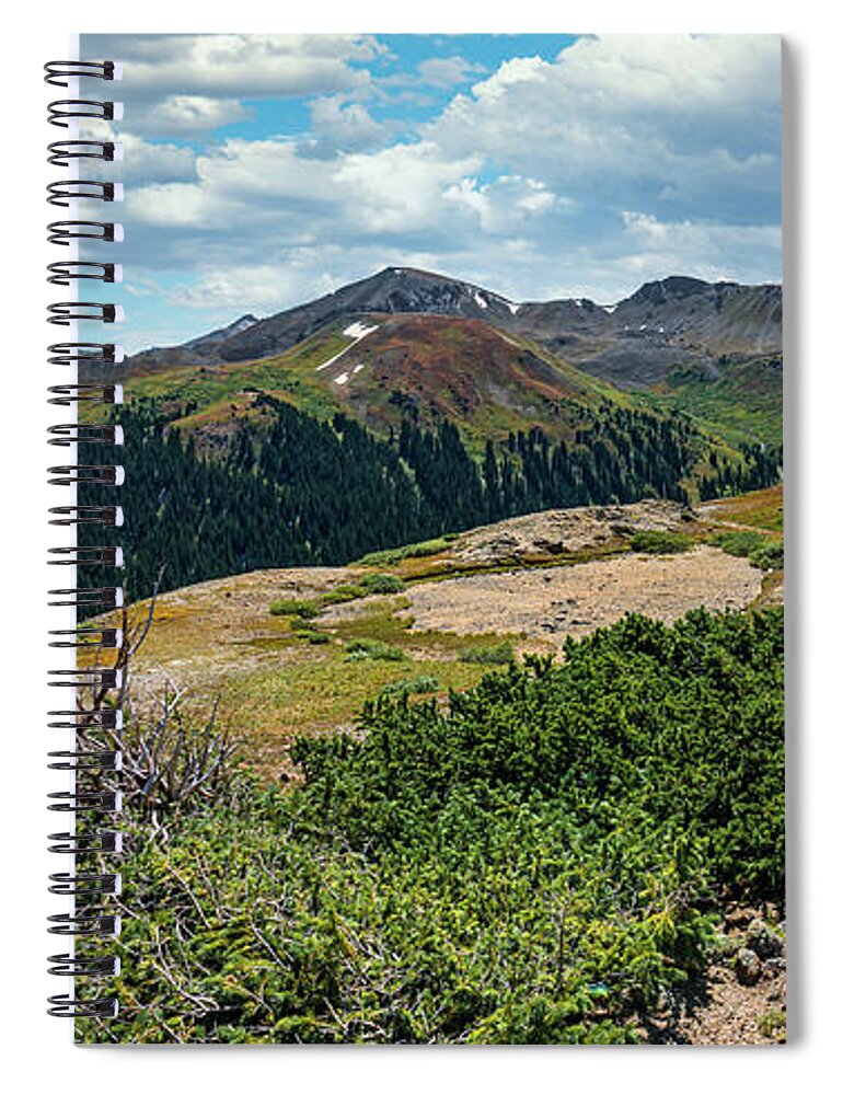 Landscape Spiral Notebook featuring the photograph Rocky Mountain Summer by Ron Long Ltd Photography